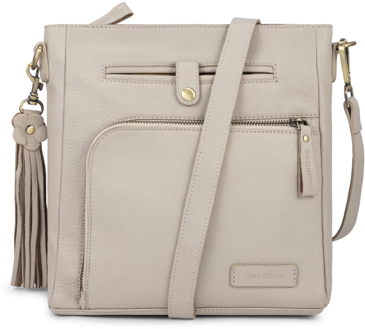Bag2Bag Schoudertas Chase Taupe