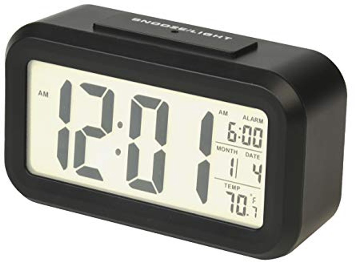 Digitale Wekker met Groot Display en Alarmfunctie