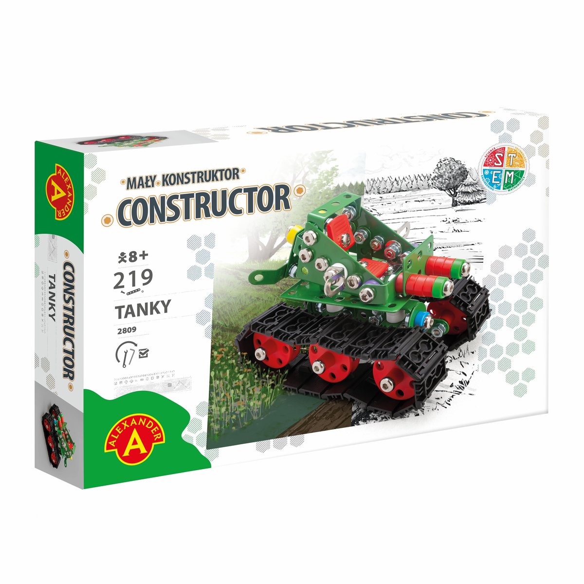 Constructieset DIY Tank - metaal