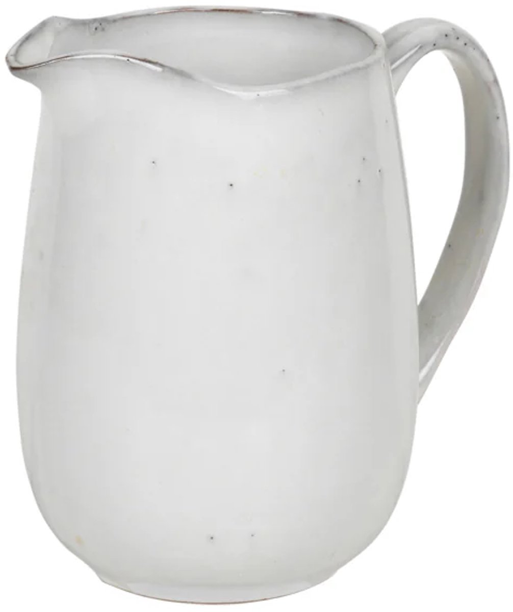 Broste Copenhagen Nordic Sand servies grote Melkkan schenkkan kan Ø9 x W17 x H16 cm Large milk jug