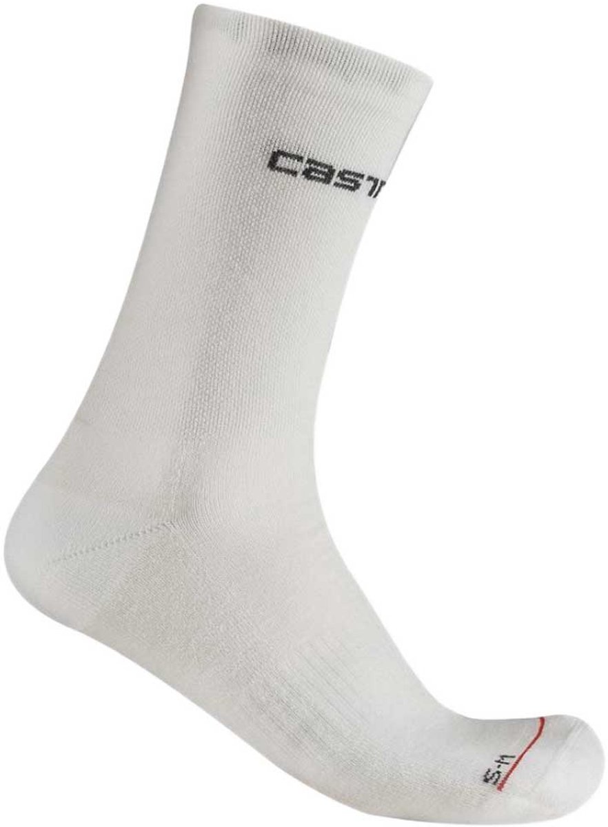 Castelli Diciotto Soft Merino Sokken Wit EU 39-41 Vrouw