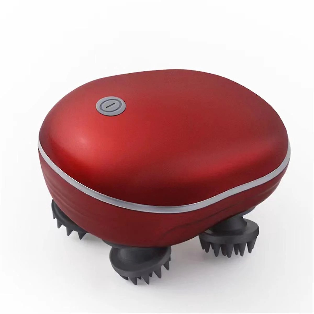 Elektrisch Hoofdmassage Kriebel Apparaat met infrarood - Massageapparaat / Hoofdmassagespin - Mens / Dieren / Honden / Katten - Hoofd Massage - Scalp Massager - USB Oplaadbaar - Rood