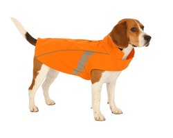 Hondenjas – Regenjas hond – Waterdichte hondenregenjas met reflectie – Flamingo Regenjas Pomi Oranje – 55 cm