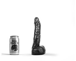 All Black Realistische Dildo 22 cm