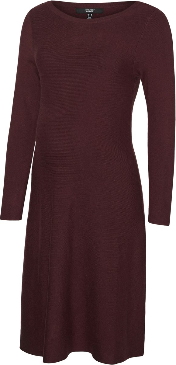 VERO MODA MATERNITY - VMMNANCY LS BOATNECK DRESS GA EXC - Dames - Mini jurken