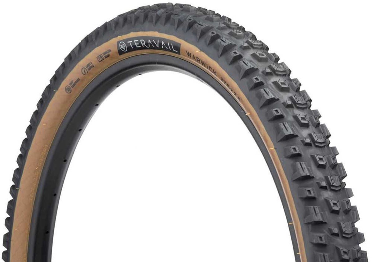 Teravail Warwick Light And Supple Tubeless 27.5´´ X 2.5 Mtb-band Goud 27.5´´ x 2.50