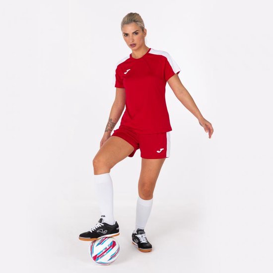 Joma Academy III Chemise à Manches Courtes Femmes - Rouge / Wit | Taille : L