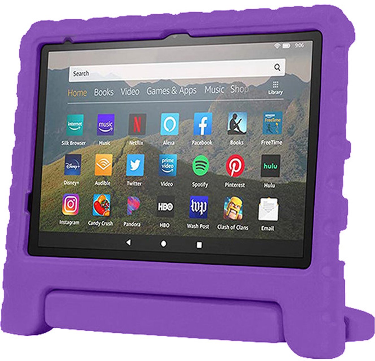 Rixus RXTC06 Tablet Kids Case For Apple iPad 10 10.9 inch (2022), iPad Air 11 inch (2024, 2025, 2026), iPad 12 (2026) Purple