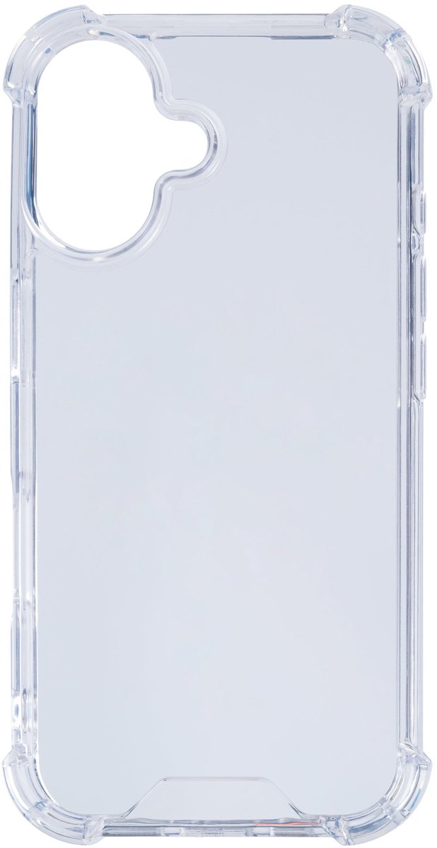 Rixus Anti-Burst Case For Apple iPhone 16 Transparent