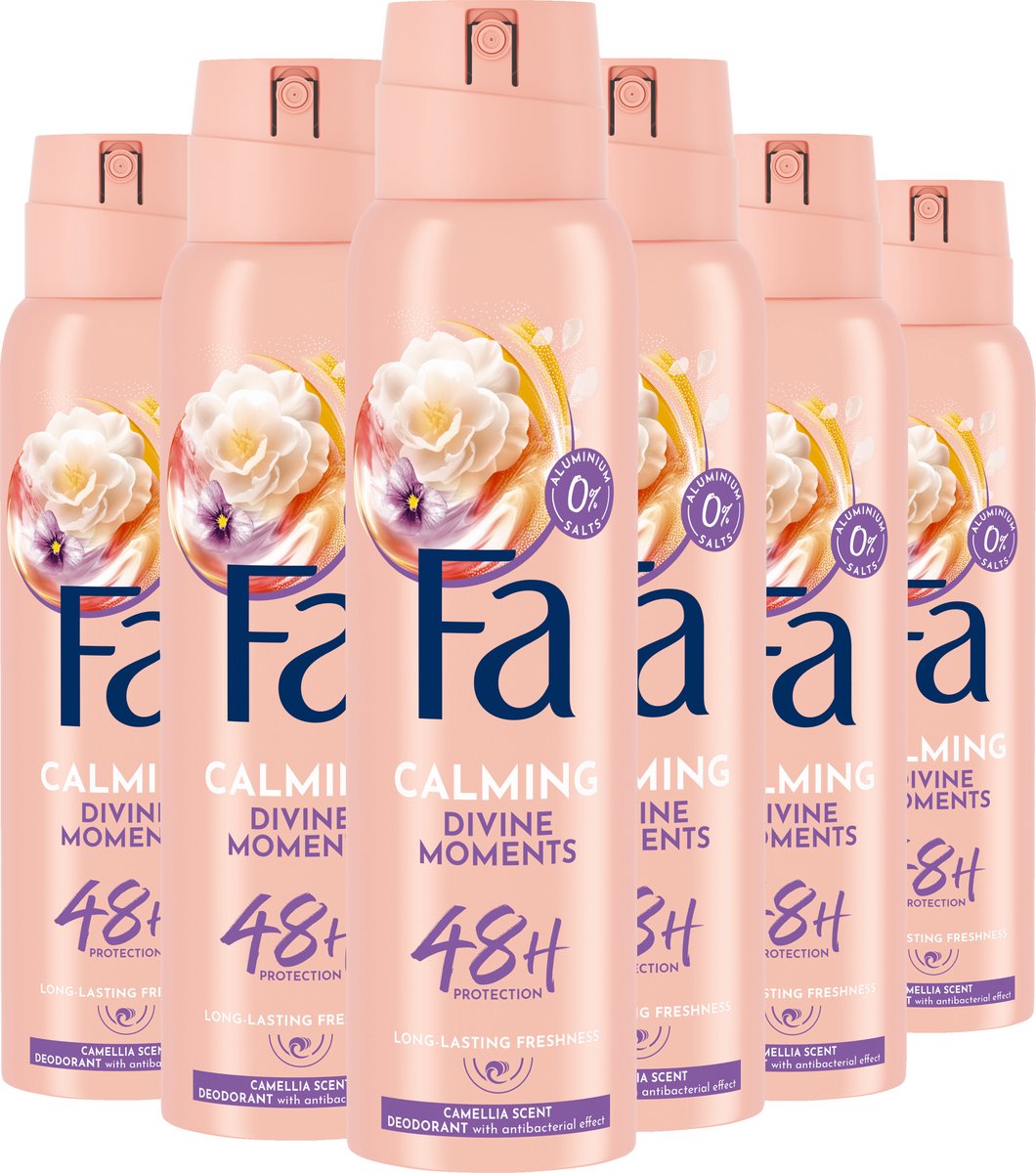 Fa Divine Moments Deodorant Spray 6x150 ml