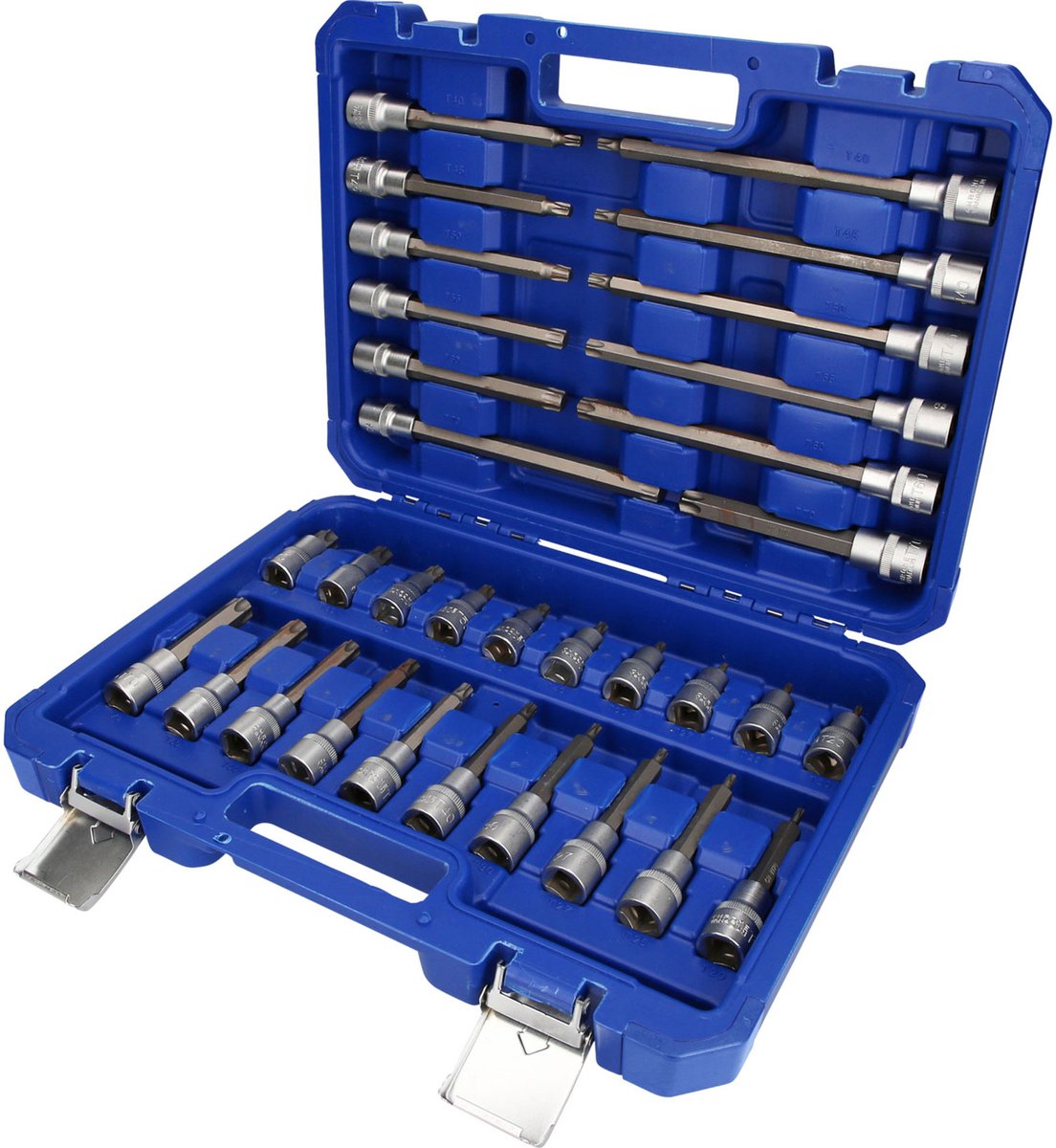 BRILLIANT TOOLS 32-delige Schroevendraaier doppenset 1/2" staal