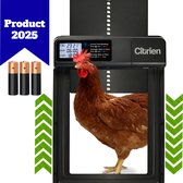 Citrien Kippenluik Automatisch met Instelbare Timer & Veiligheidsfuncties - Incl. AA batterijen