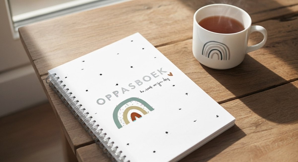 Oppasboek - Crecheboek - Invulboek voor oppas en opvang - Heen en weer boekje - Oppasboekje - Opvangboekje - Creche invulboekje - Oppas invulboek - Opvang invulboek - Zebrapaardje