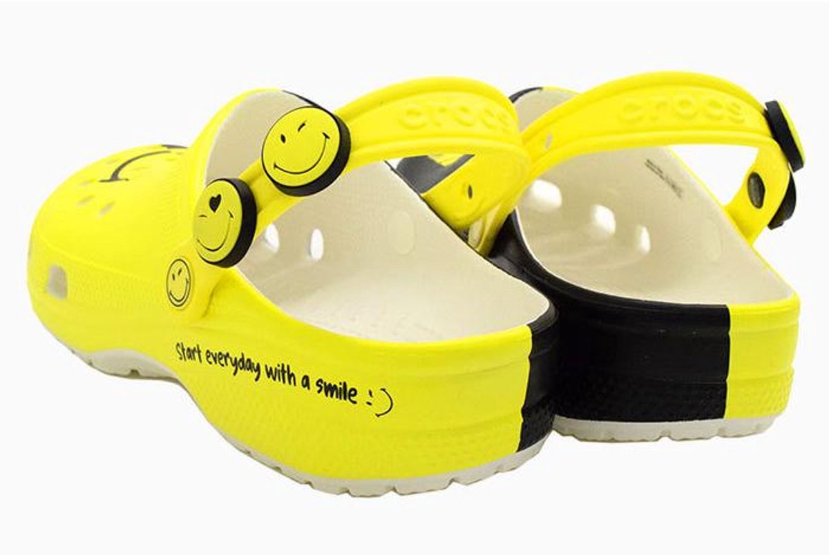 Crocs Clasic Smiley 2 Clog White Multi 48/49 M13