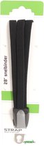 Snelbinder Trio Widek met universele RVS beugel - zwart 28 inch
