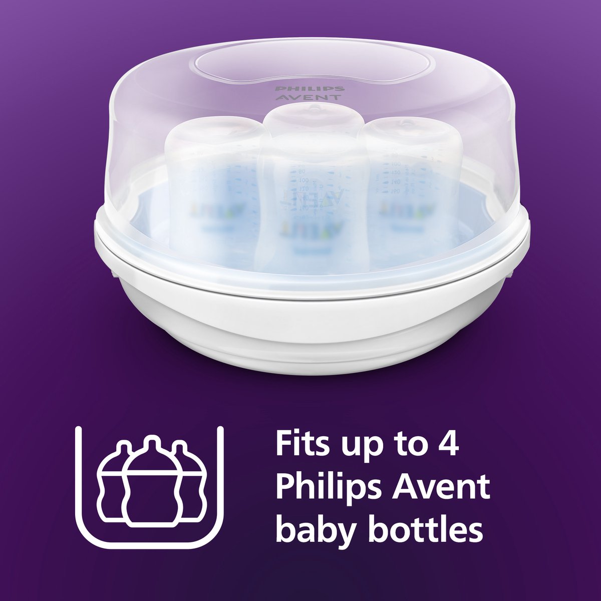 Philips Avent Magnetron sterilisator - Voor Babyflessen - SCF281/02 — afbeelding 2