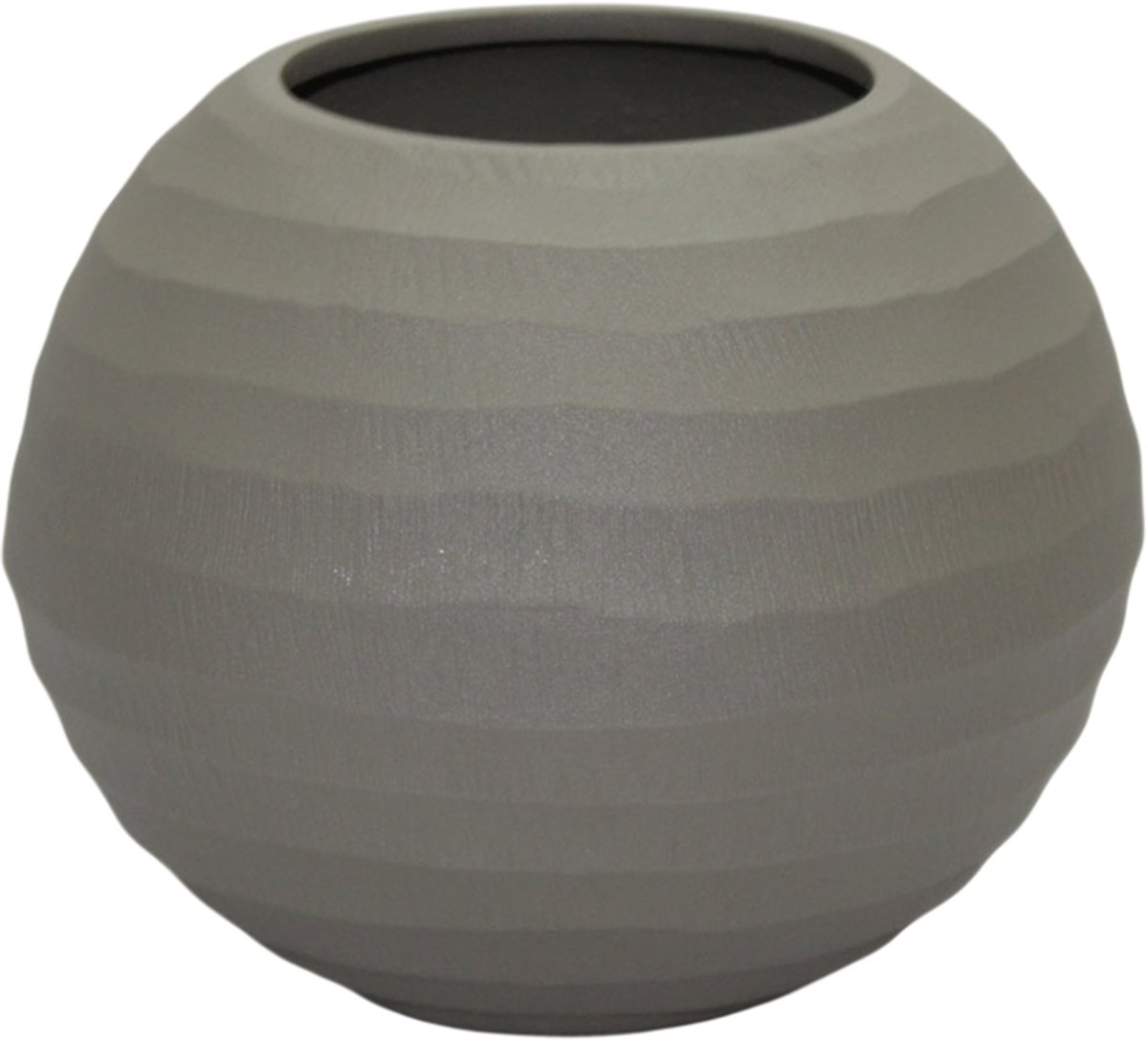 by Mooss - Paudar - Vaas - Planter - Bloempot - Olive - Ã˜ 18 cm - Metaal - Olijf