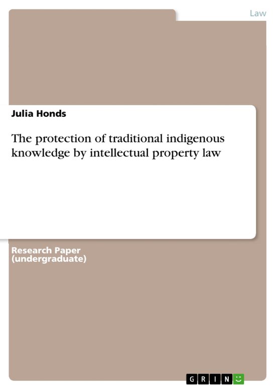 The protection of traditional indigenous knowledge by intell ... - cover