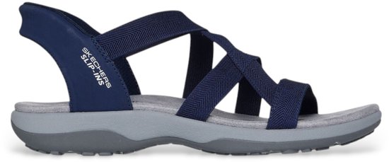 Skechers REGGAE SLIM - STRETCH FLEX Dames Sandalen - Navy