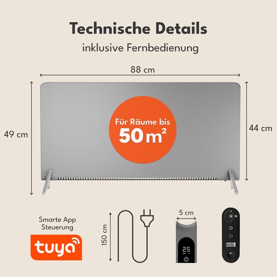2dekans | LEBENLANG - Elektrische Convectorverwarming met