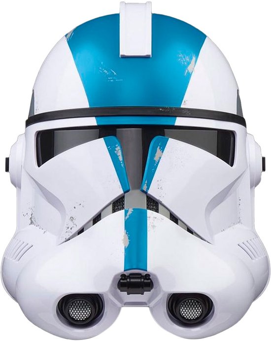 Hasbro Star Wars: Ahsoka Black Series Electronic Helmet Clone Trooper (501st Legion) Action Figuur