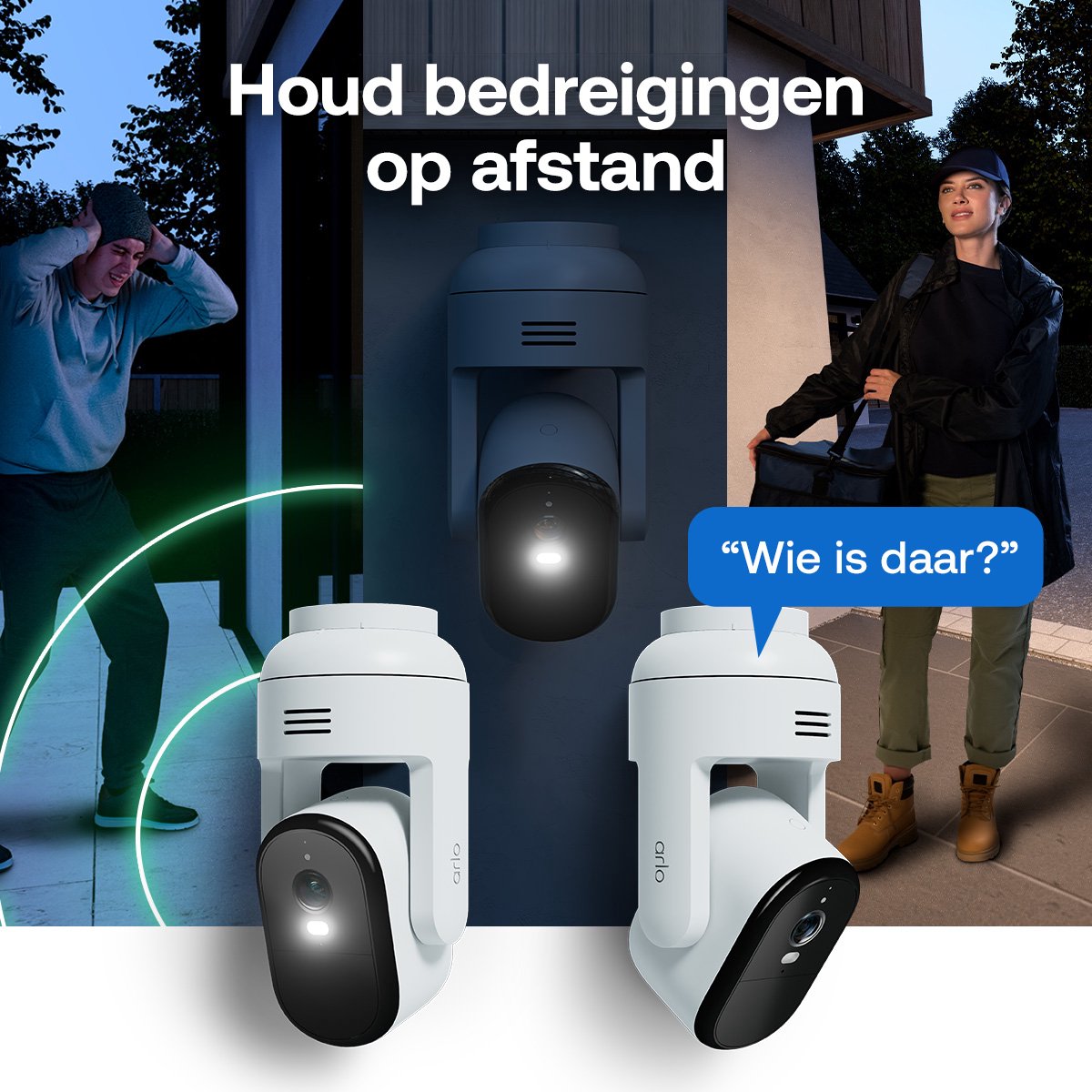 Arlo Essential3 2K PTZ beveiliginsgcamera voor buiten - 2 IP-Camera's – foto 4