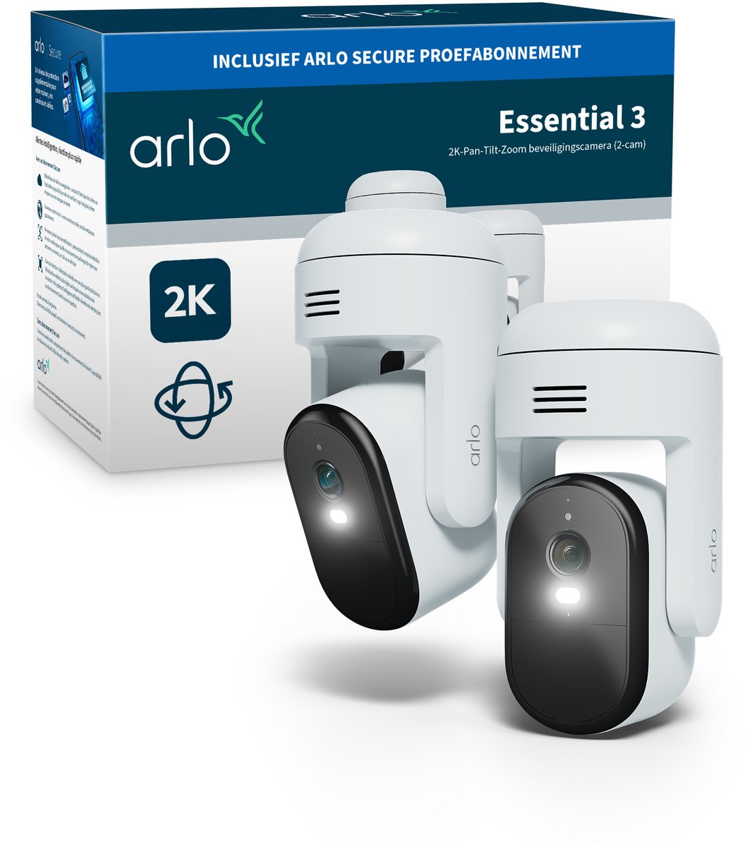 Arlo Essential3 2K PTZ Beveiligingscamera Buiten - Arlo - €163,00