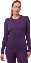 DANISH ENDURANCE Thermoshirt met Lange Mouwen voor Dames - van Merino Wol - Paars - Maat M