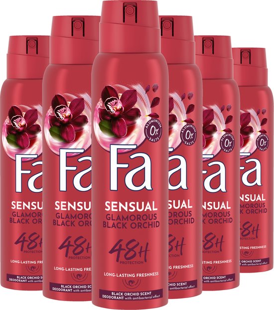 Fa Glamorous Moments Deo spray 6x 150ml