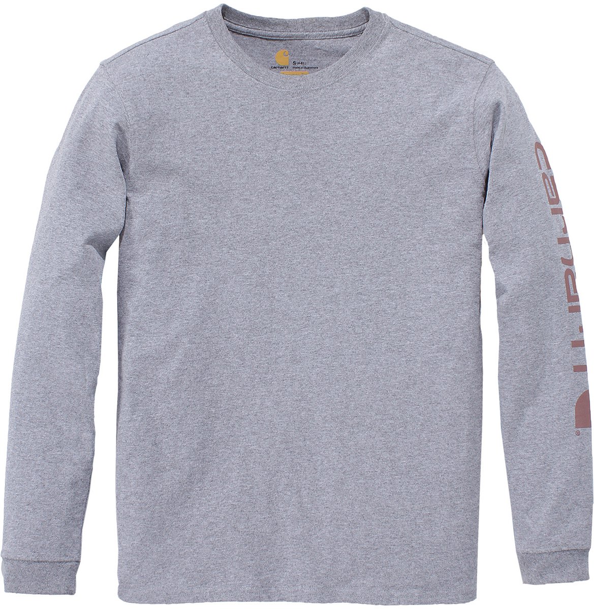 Carhartt Damen T-Shirt Workwear Logo L/S T-Shirt Heather -XS Grijs