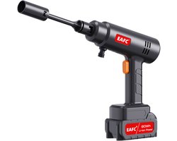 EAFC Draadloze Hogedrukreiniger - Auto Was Set - Terrasreinigers Groenaanslag - Hogedrukspuit - Incl. 48V20000 mAh Accu - Zwart - Sinterklaas cadeau auto