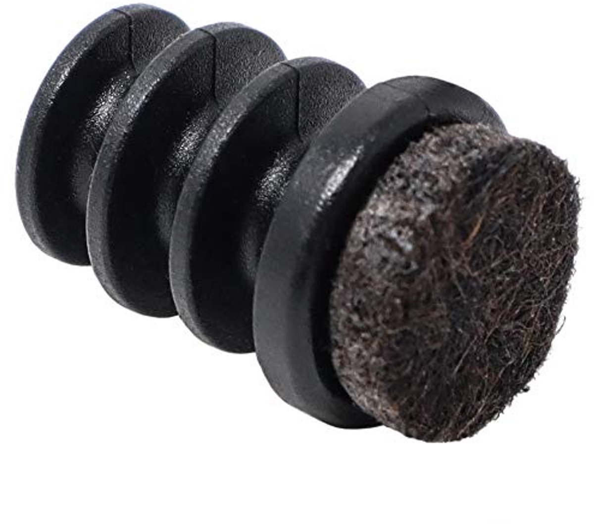 Lamellenstoppen met Vilt voor Ronde Buizen - Ø 14-16 mm - Premium Meubelglijders