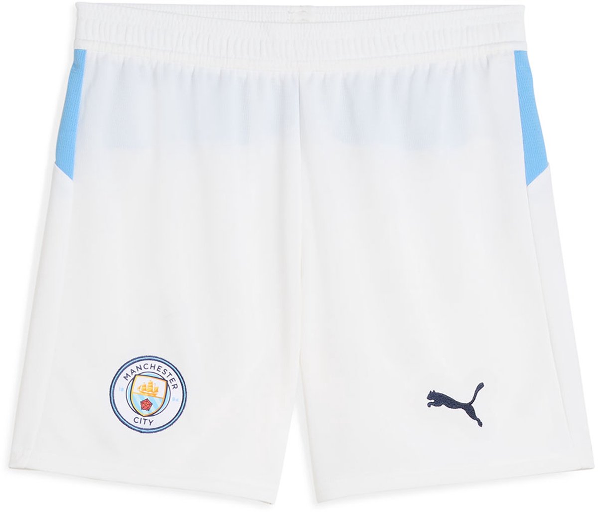 Puma Manchester City Fc 25/26 Replica Junior Shorts Wit 5-6 Years Jongens,Meisjes