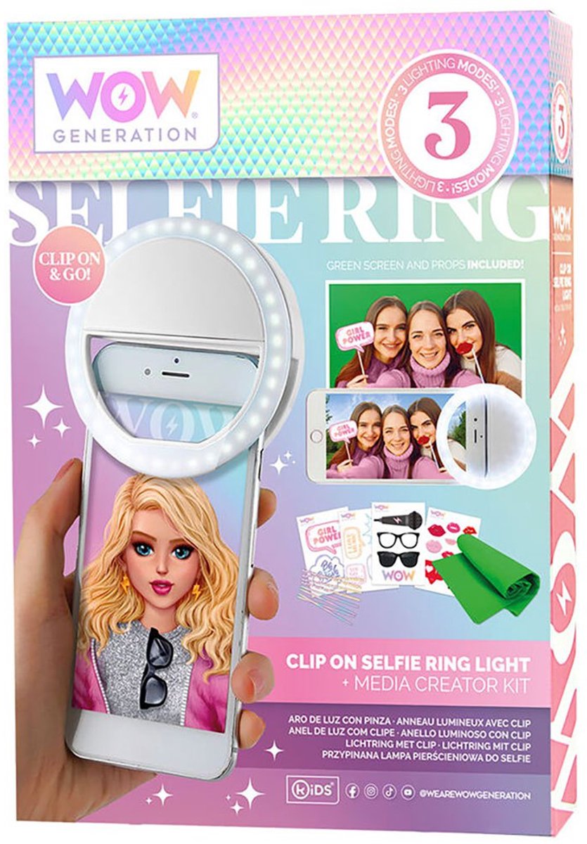 WOW Generation - Clip On Selfie Ring Licht Kit