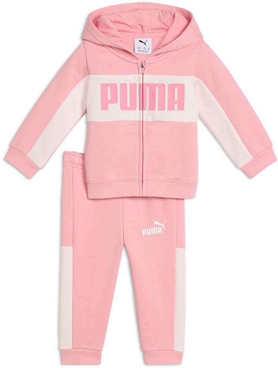 Puma Minicats Ess Block Trainingspak 9-12 Months Kinderen Pinkscape