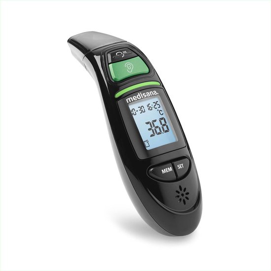 medisana TM 750 Black - Multifunctionele Infrarood Thermometer