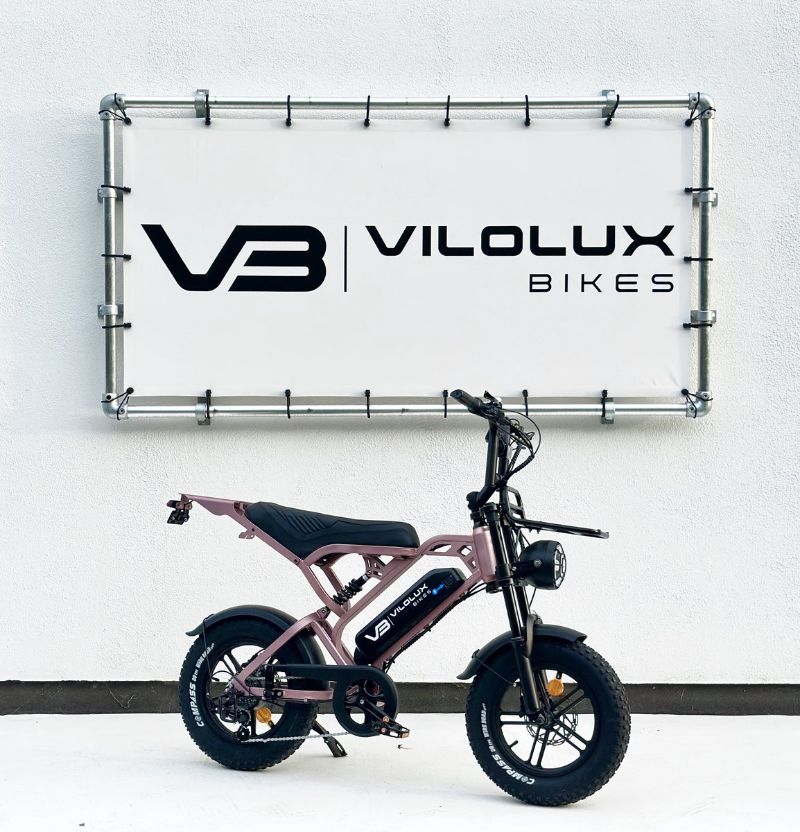 Vilolux® Fatbike electrisch - Fatbike V20 PRO - 3X - Legaal - Rijklaar - Niet opvoerbare fatbikes - 2 Jaar garantie - Telefoontasje - Hydraulische remmen - Alarm - Zwart