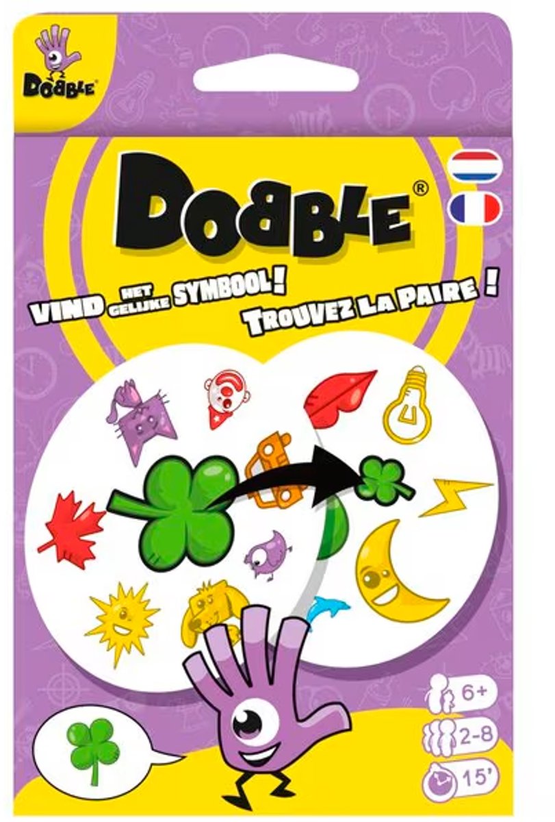 Dobble: Vind het Gelijke Symbool - Het Razendsnelle Reactiespel!