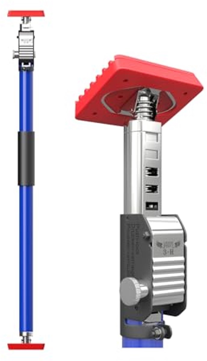 Deurspanner en montagesteun - telescopisch 75-133 cm, tot 50 kg, ideaal voor deuren en kozijnen