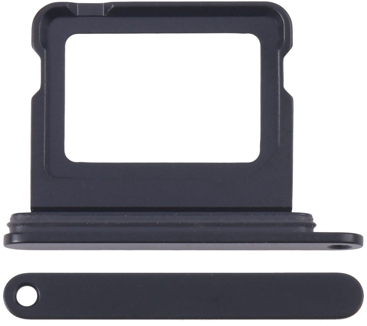 iPhone 16 (Plus) Simkaart houder Zwart