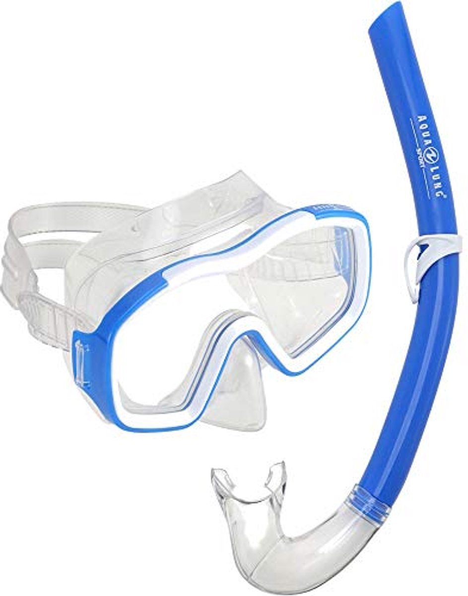 Snorkelset voor Kinderen - Lichtblauw - Eenvoudige Constructie en Duurzame J Snorkel