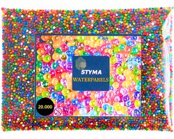 Styma - Waterparels - Waterbeads - Gelballetjes - Sensorisch - orbeez balletjes - 7-8 mm - 20,000 stuks