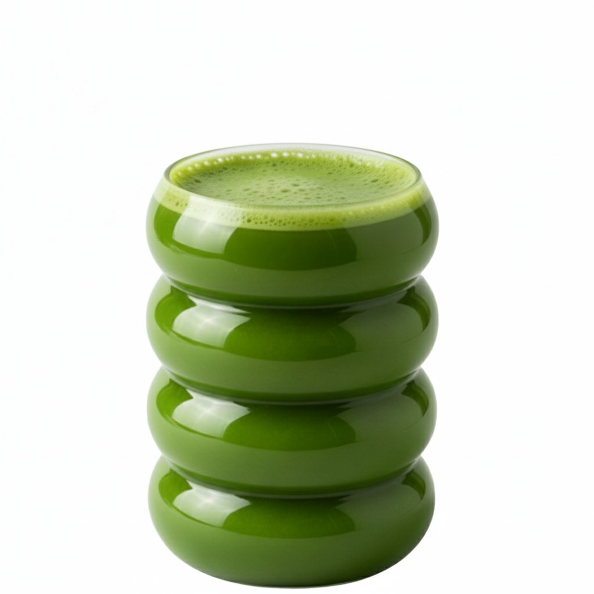 HomeBlend Matcha Glas - Golvend - Koffie Glas - Latte Glas - Theeglas - Handgeblazen Helder Drinkglas