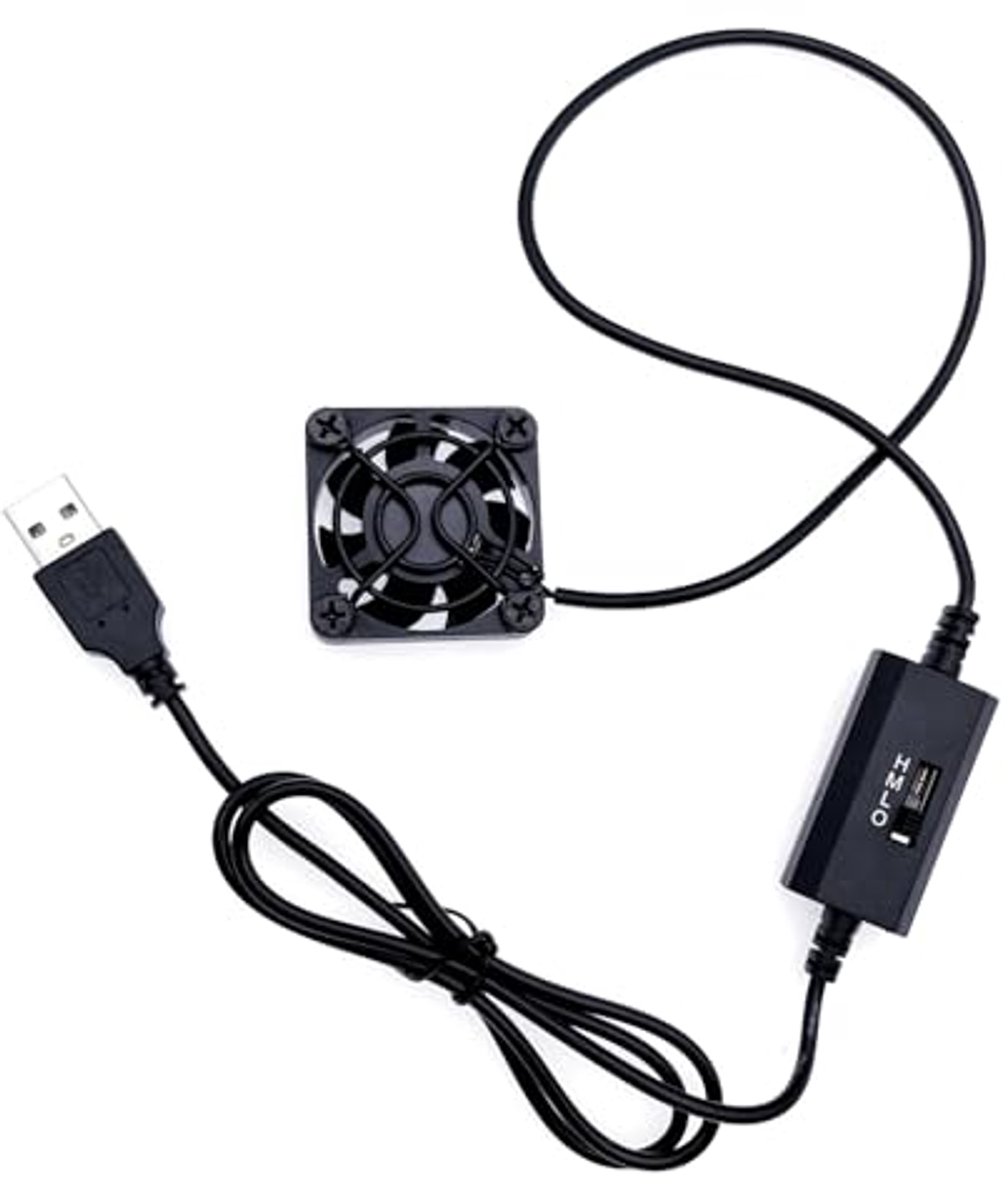 USB 5V Koelventilator 40mm met 3 Snelheden voor Computers, Printers en TV Boxen