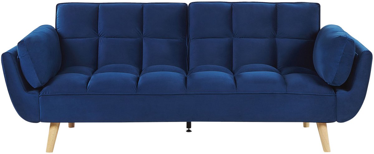 ASBY - Slaapbank - Marineblauw - Fluweel