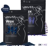 JHust® Wax Beans 2KG Azulene + Lavendel - Wax Parels - Wax Bonen - Wax Korrels - Waxparels - Harskorrels - Hars korrels - Wax ontharen - Wax Pearls - Hars bonen - Hard Wax Beans - Wax - Wax Parels - Hars parels - Kerstcadeau voor vrouwen