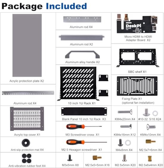 8U serverkast met 10 inch rack voor netwerk en audio/video apparatuur | bol