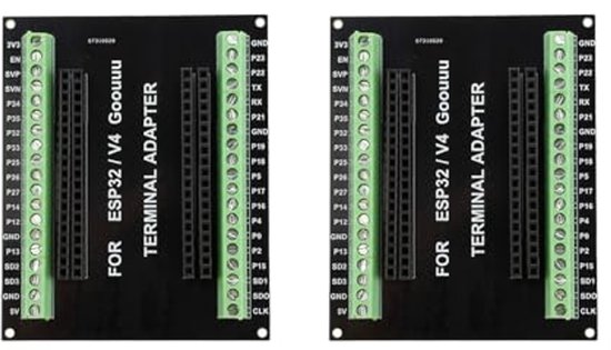 ESP32 Breakout Board 1-op-2 GPIO – Voor 38-pins ESP-WROOM-32, Stabiele Verbinding, Eenvoudig Uitbreidbaar, 2 Stuks