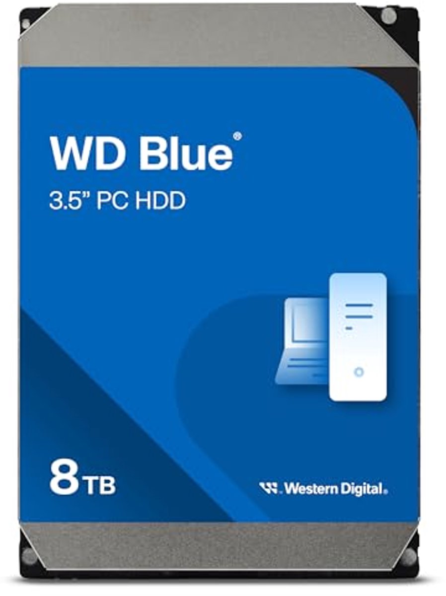 8TB 3,5" interne harde schijf - 5400 rpm, SATA 6 Gb/s, 256 MB cache