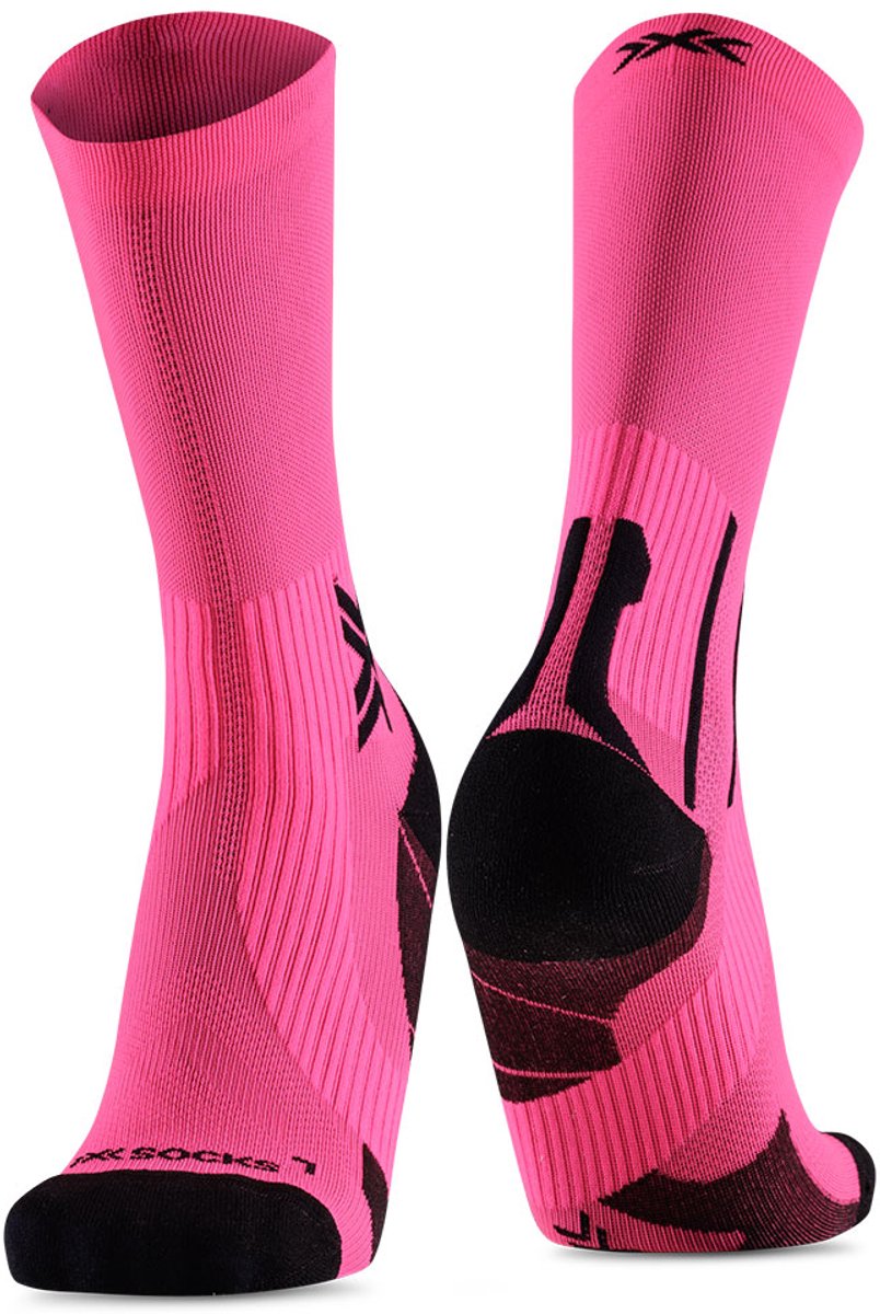 X-socks Run Perform Crew Sokken Roze EU 39-41